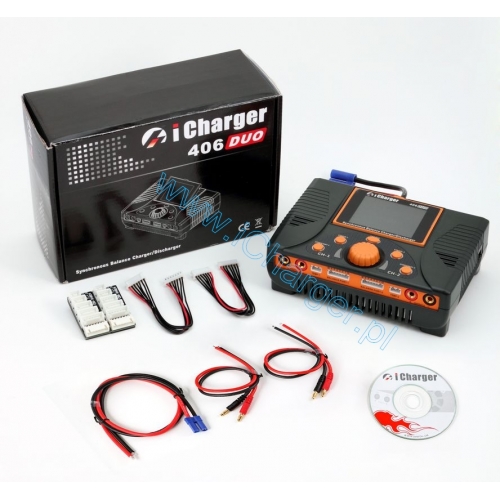 iCharger 406 DUO ładowarka 1400W 2x40A LiPo 2x6s
